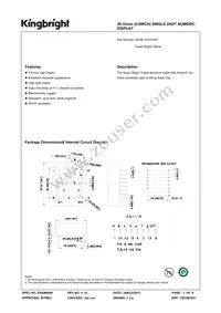 SC08-12SYKWA Datasheet Cover