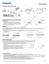 SC08-21SURKWA Datasheet Page 4