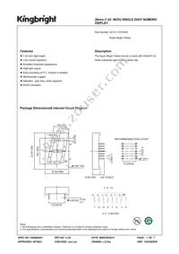 SC10-11SYKWA Datasheet Cover