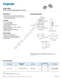 SC10-11YWA Datasheet Cover