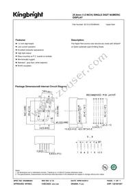 SC10-21SURKWA Datasheet Cover
