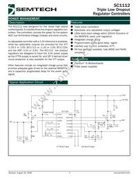SC1112TSTR Datasheet Cover