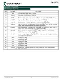 SC1159SW Datasheet Page 9