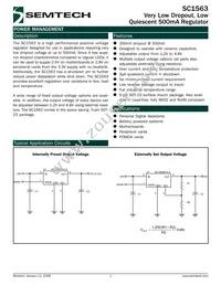 SC1563ISK3.3TRT Datasheet Cover