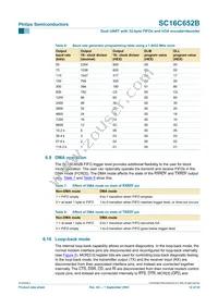 SC16C652BIBS Datasheet Page 12