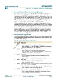 SC16C652BIBS Datasheet Page 16