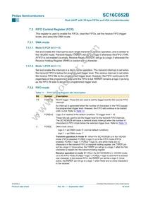 SC16C652BIBS Datasheet Page 18