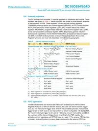SC16C654IB64 Datasheet Page 13