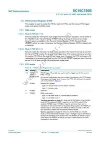 SC16C750BIBS Datasheet Page 18