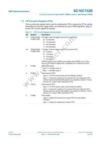 SC16C752BIBS Datasheet Page 22