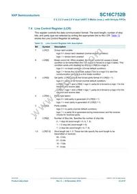 SC16C752BIBS Datasheet Page 23