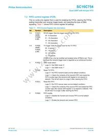 SC16C754IB80 Datasheet Page 23