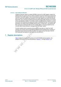 SC16C850IBS Datasheet Page 20