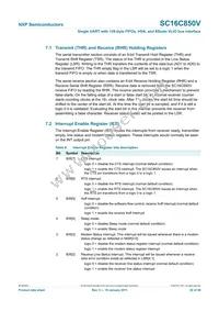 SC16C850VIBS Datasheet Page 20