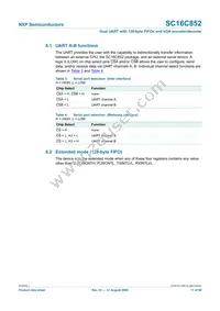 SC16C852IBS Datasheet Page 11
