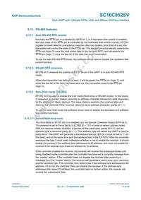SC16C852SVIET Datasheet Page 17