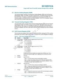 SC16IS741AIPWJ Datasheet Page 19