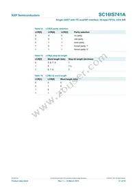 SC16IS741AIPWJ Datasheet Page 21