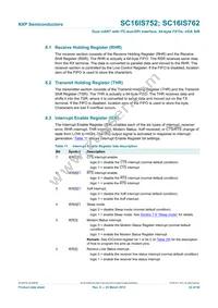 SC16IS762IBS Datasheet Page 22