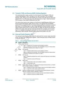 SC16IS850LIBS Datasheet Page 21