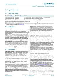 SC18IM700IPW Datasheet Page 22