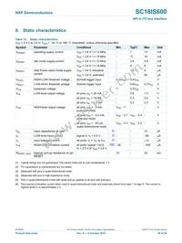 SC18IS601IBS Datasheet Page 16