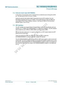 SC18IS603IPW Datasheet Page 13