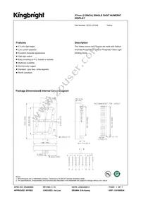 SC23-12YWA Datasheet Cover