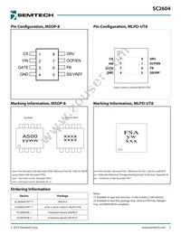 SC2604ULTRT Datasheet Page 2