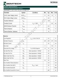 SC2616MLTR Datasheet Page 3