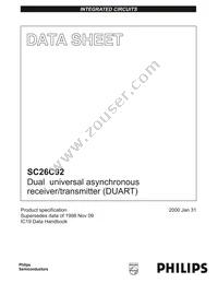 SC26C92C1B Datasheet Cover
