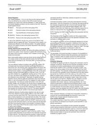 SC28L202A1DGG/G Datasheet Page 21