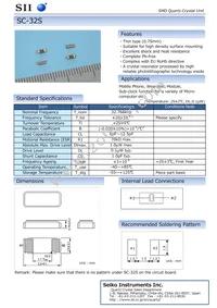 SC32S-7PF20PPM Datasheet Cover