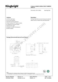 SC36-11SRWA Datasheet Cover