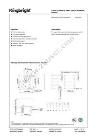 SC39-12SURKWA Datasheet Cover