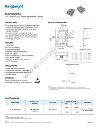 SC40-18SURKWA Datasheet Cover