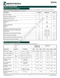 SC431CSQTRT Datasheet Page 2