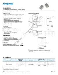 SC52-11SRWA Datasheet Cover