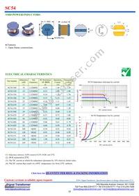 SC54-820 Datasheet Cover