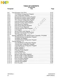 SC68376BGVAB25R Datasheet Page 16