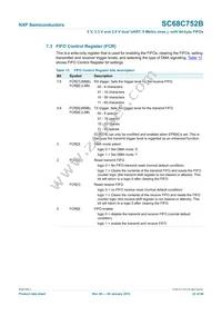 SC68C752BIBS Datasheet Page 22