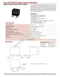 SCD474K162A3Z25 Datasheet Cover