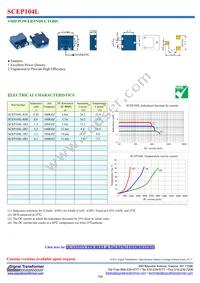 SCEP104L-R80 Datasheet Cover