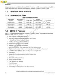 SCF5249VF140 Datasheet Page 2