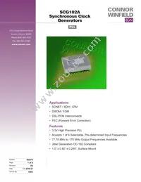 SCG102A-DFC-A1P2 V1.0 Datasheet Cover