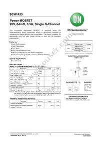 SCH1433-TL-W Datasheet Cover