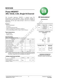 SCH1439-TL-W Datasheet Cover
