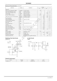 SCH2825-TL-E Datasheet Page 2