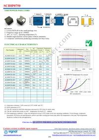 SCIHP0750-R82 Datasheet Cover