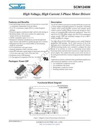 SCM1241M Datasheet Cover